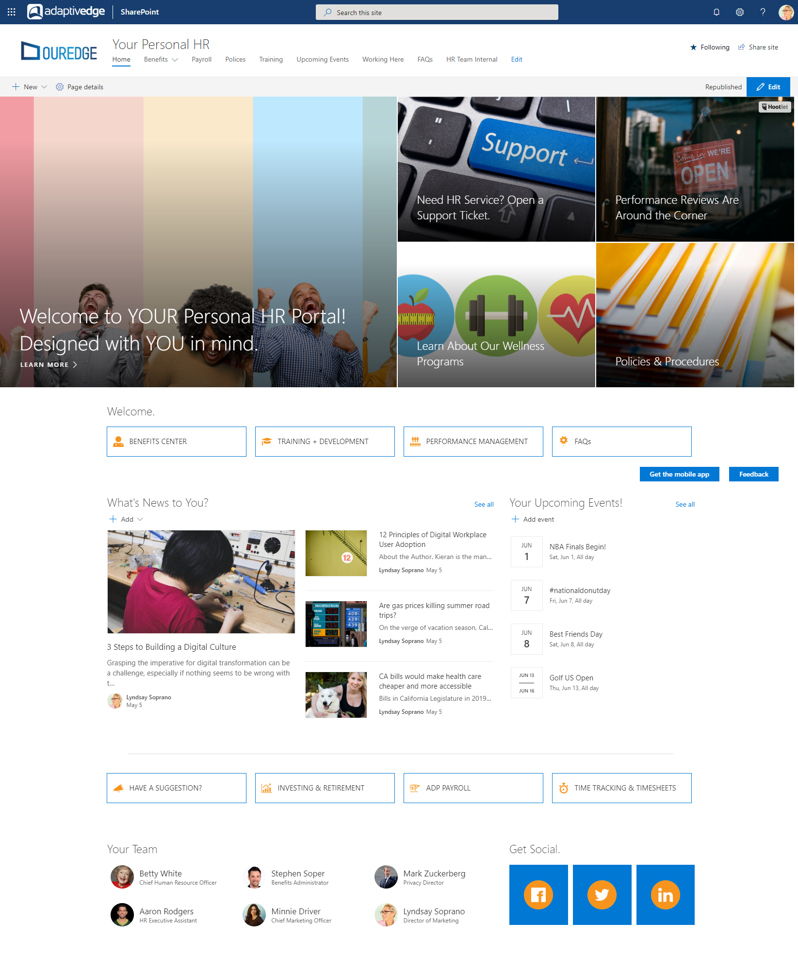 hr connect employee portal